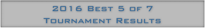 2016 Best 5 of 7
Tournament Results